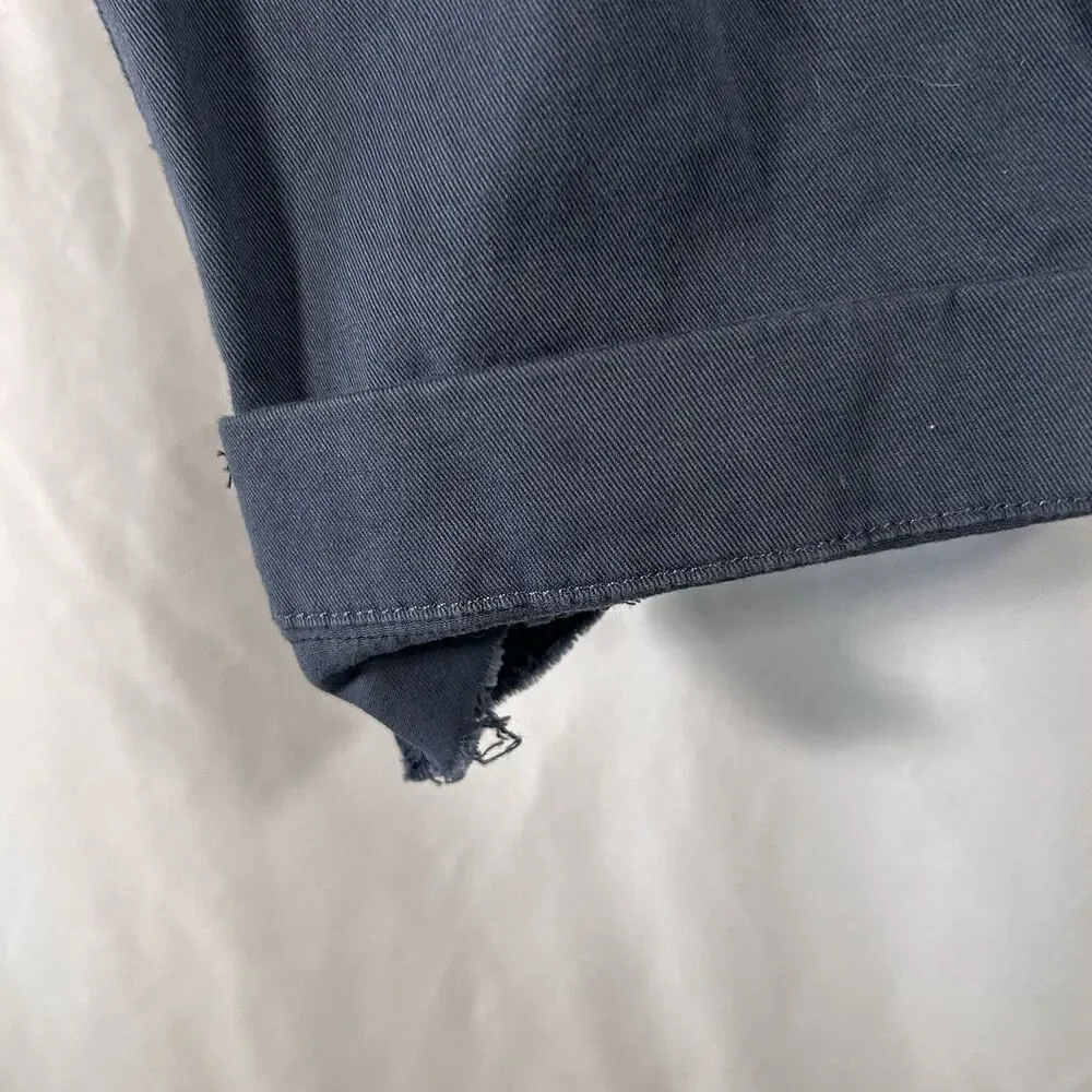 J. Crew Flex Pants Men's 31 Chino Cropped Straight Pockets Rolled Cuff